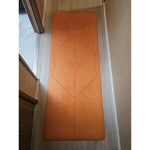 Travel Yoga Mat Liforme Lotus Orange - 3mm Thick - 26 3/4" Wide - 72 1/2" Long